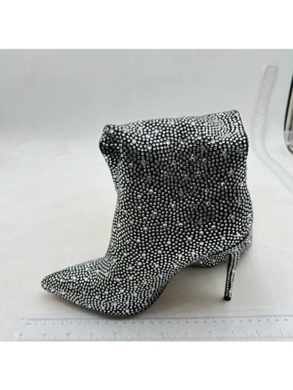 Womens Knee High Boots Sexy Pointed Toe Stiletto Heel Boot Zipper Dress Shoes